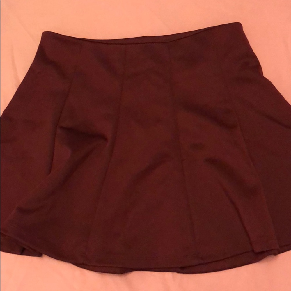 Maroon skirt